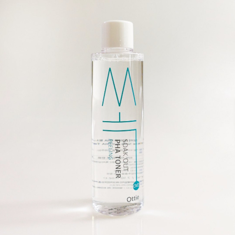 OTTIE Soak out PHA Toner - PHA tonerový peeling, 210 ml 7
