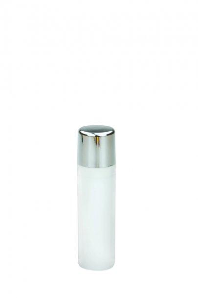 Bezvzduchový dávkovač Micro 30 ml nádoba biela, pohon biely uzáver strieborný / zlatý