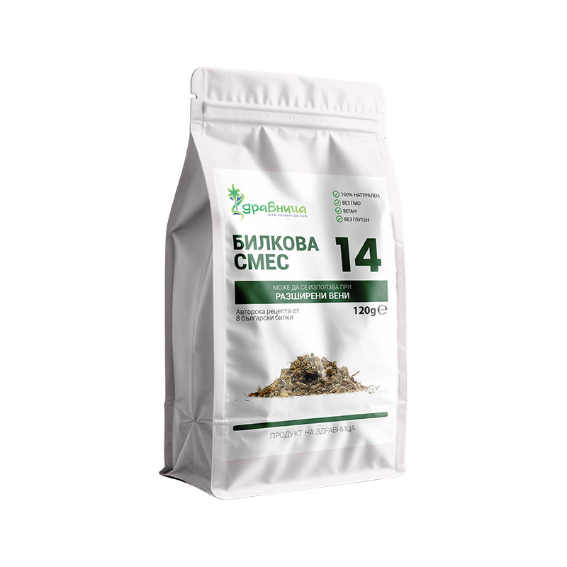 Bylinná zmes №14, na kŕčové žily, 120 g