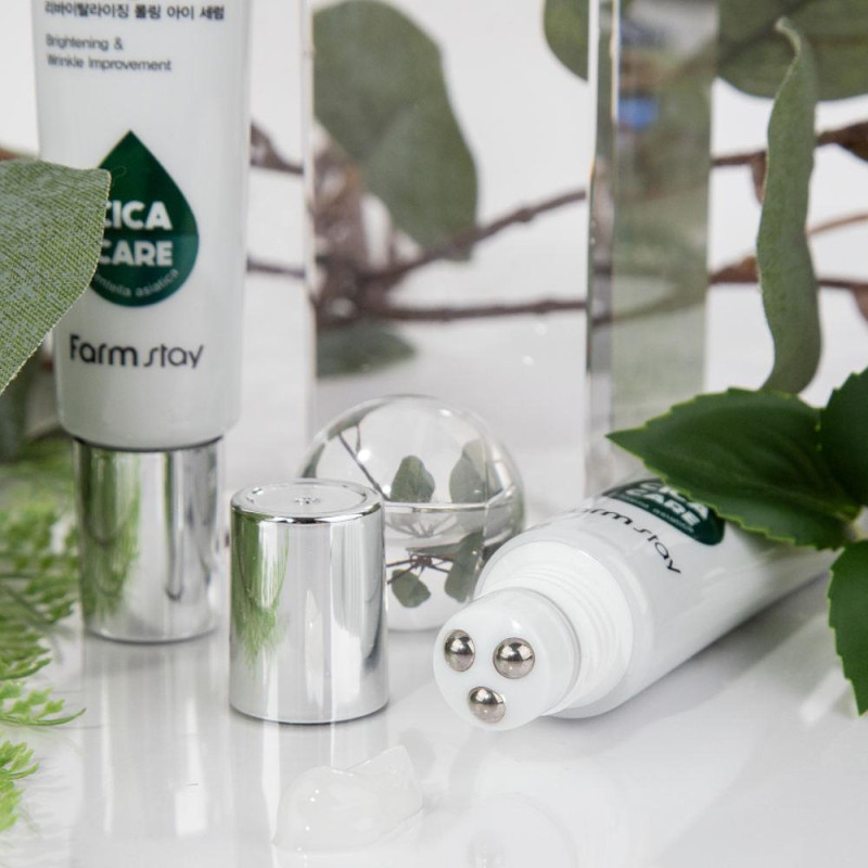 FARMSTAY CICA Farm Revitalizing Rolling Eye Serum - sérum na očné okolie, 25 ml 5