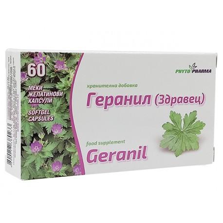 Geranil, extrakt z pelargónie, PhytoPharma, 60 kapsúl