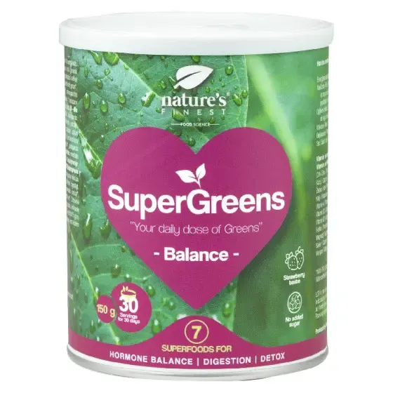 SuperGreens Balance – BIO, Nutrisslim, 150 g