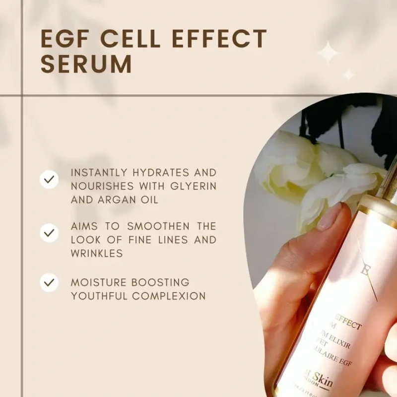 Anti-Aging Cell Effect Serum 60 ml | Kyselina hyalurónová, kolagén a Q10 ErthSkin 3