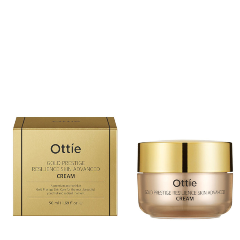 OTTIE Gold Prestige Resilience Skin Advanced Cream - spevňujúci krém proti vráskam,50 ml 3