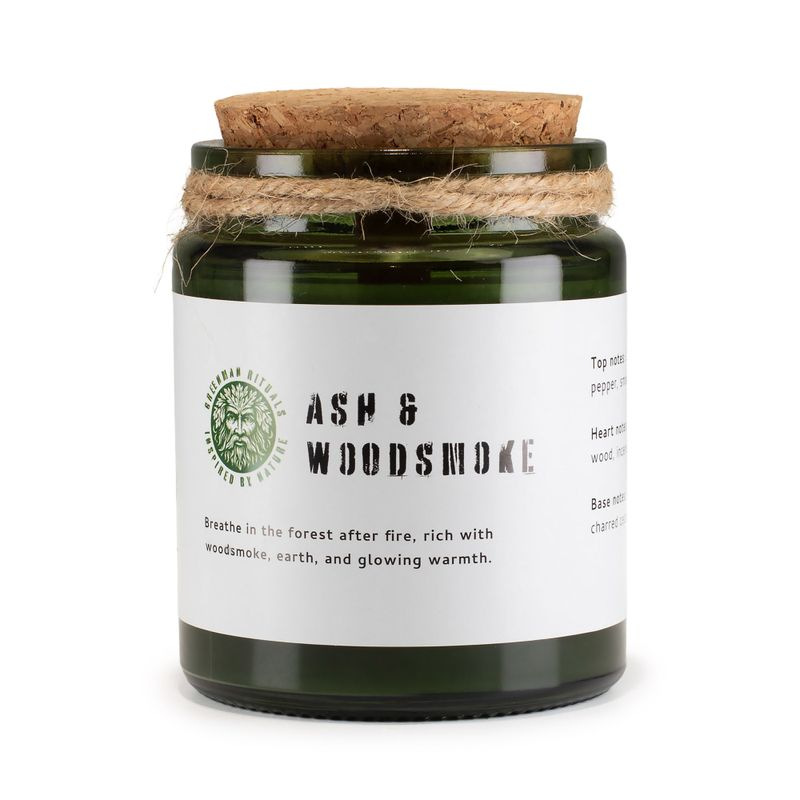 🔥 Sójová sviečka Popol a dym z dreva – Ash & Woodsmoke Woodwick 160 g