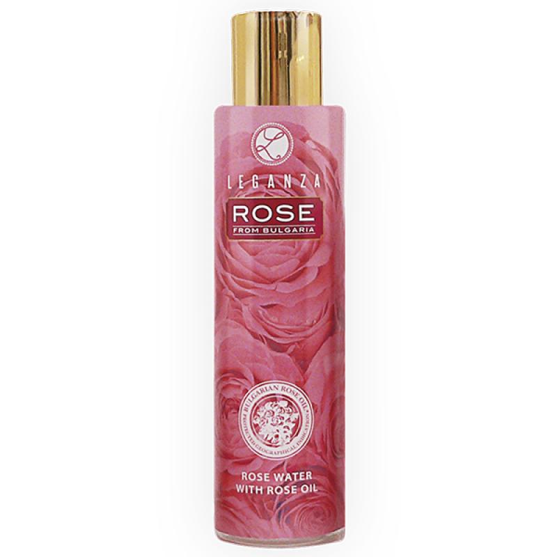 Prírodná ružová voda s bulharským ružovým olejom Leganza Rosa Impex
