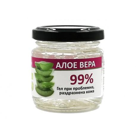 Aloe Vera (99%) gél na problematickú a podráždenú pokožku, 100 ml