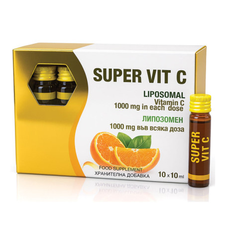 Super Vit C - lipozomálny vitamín C, Vita Sanus, 10 fľaštičiek
