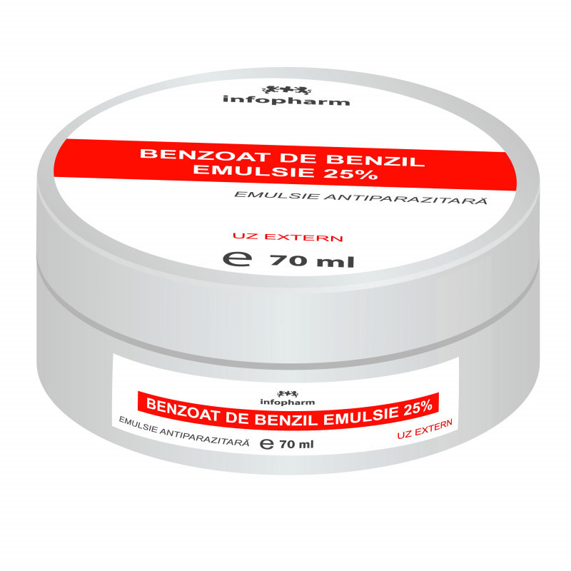 Masť na svrab a pedikulózu - Emulzia benzylbenzoátu 25 % (70 ml)