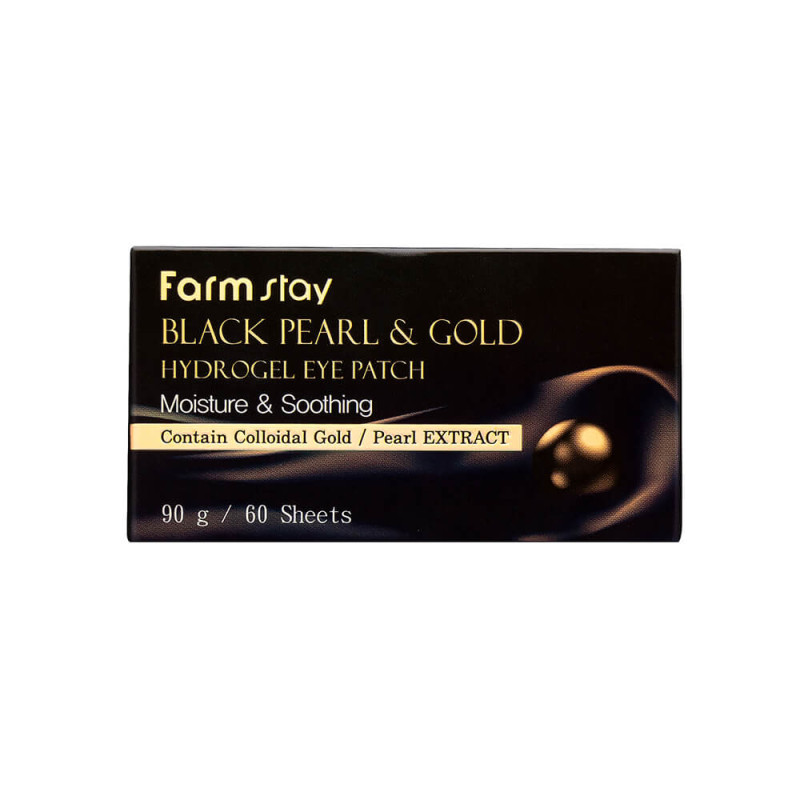 FARMSTAY BLACK PEARL&GOLD HYDRO GÉLOVÁ OČNÁ NÁPLASŤ, 60 ks. 1