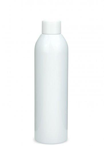 R-PET fľaša AIDA 250 ml biela so skrutkovacím uzáverom 24/410
