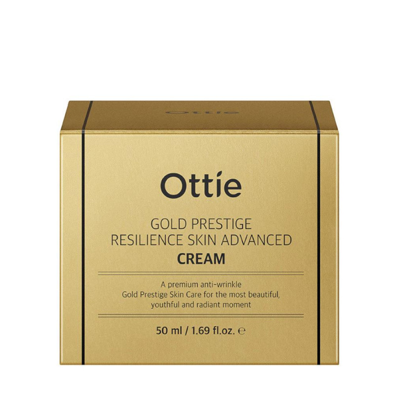 OTTIE Gold Prestige Resilience Skin Advanced Cream - spevňujúci krém proti vráskam,50 ml 2