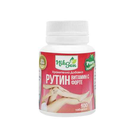 Rutin C Forte Niksen 100 tabliet | Rutín a vitamín C