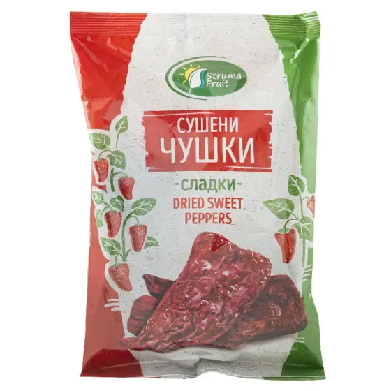 Sušené papriky bez semien, Struma Fruit, 80 g