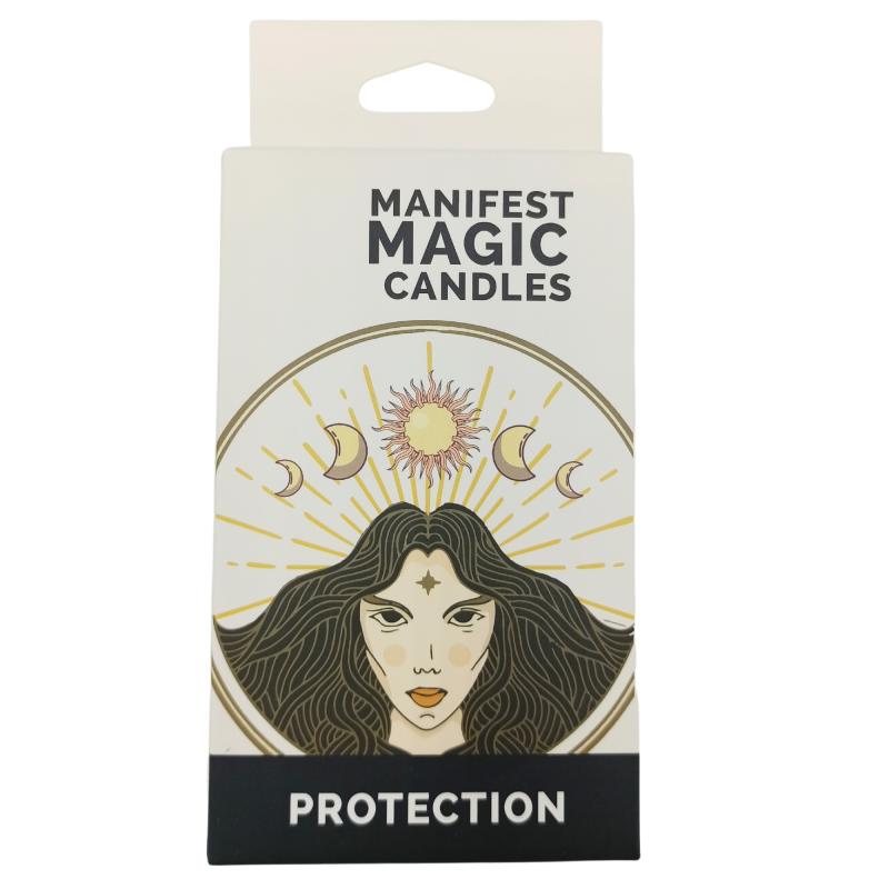 Manifestačné magické Sviečky (balenie po 12 ks) - Ivory / Ochrana
