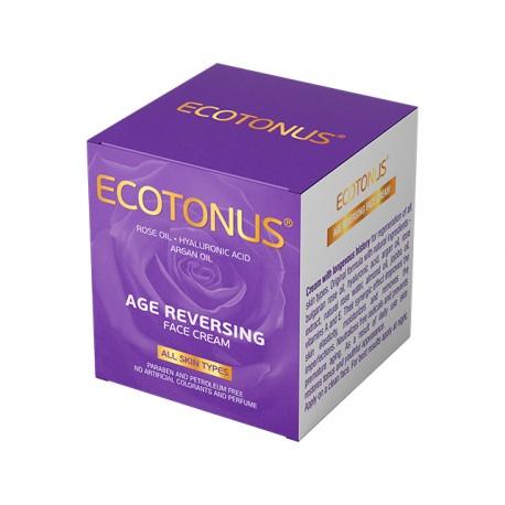 Age Reversing krém na tvár s ružovým olejom, Ecotonus, 50 ml