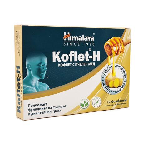 Koflet-H, zázvorová príchuť, 12 pastiliek 1