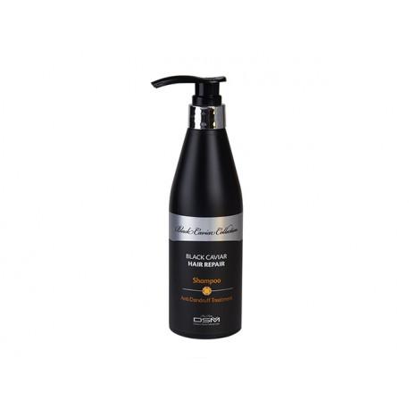 Šampón na opravu vlasov s čiernym kaviárom, ošetrenie proti lupinám, DSM, 400 ml
