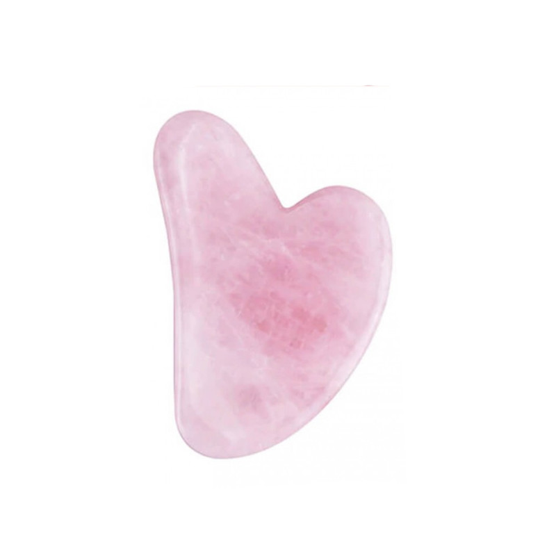 PUREDERM Guasha ružový kremeň 8 x 5 x 0,4 cm, 1 ks 1