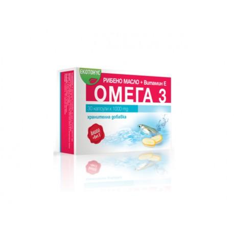 Rybí olej (Omega 3), 1 000 mg, 30 kapsúl