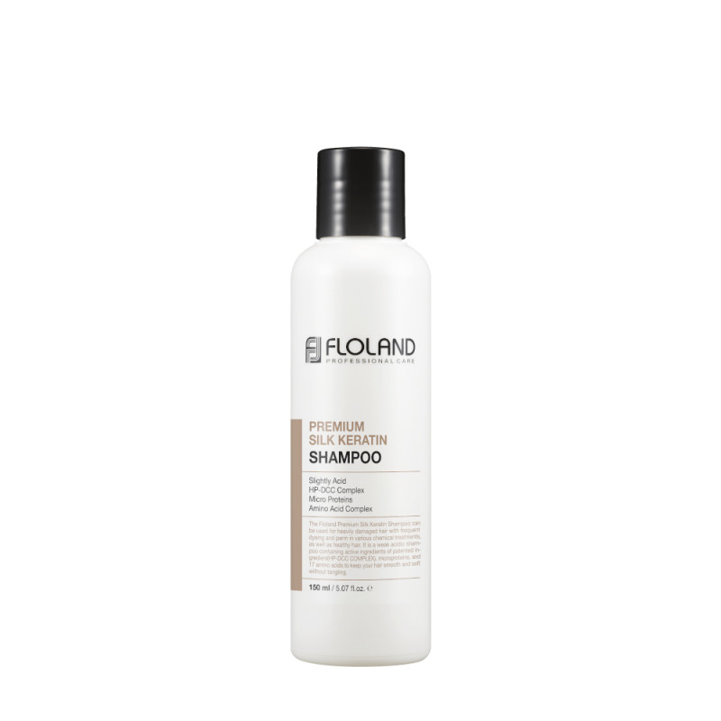 FLOLAND Premium Silk Keratin šampón, 150 / 530 ml