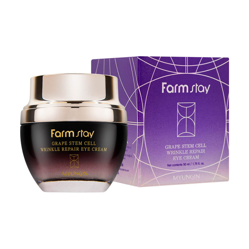 FARMSTAY Očný krém proti vráskam s hroznovými kmeňovými bunkami , 50 ml 3