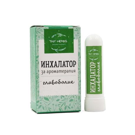 Aromaterapeutický inhalátor - bolesť hlavy, Tiny Herbs - 1 ks