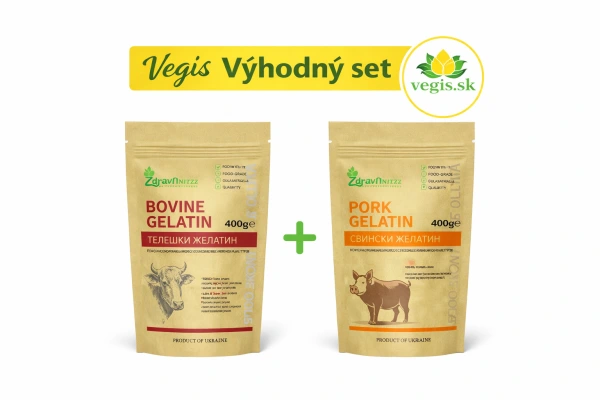 Želatína pre kĺbový komfort (400 g + 400 g)