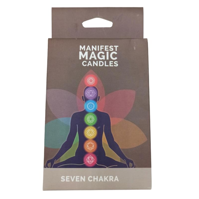 Manifestačné magické sviečky (balenie po 7 ks) - 7 Čakier