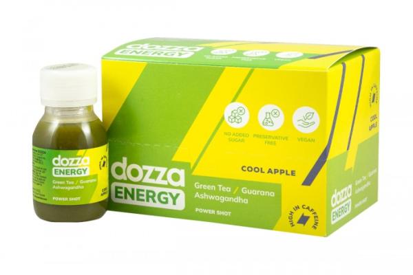 Ovocný energetický drink Cool apple, DOZZA, 60 ml