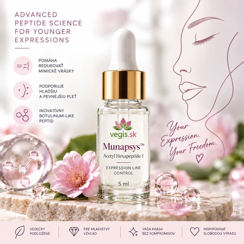 Munapsys™ Acetyl Hexapeptide-1 | Neuropeptid na mimické vrásky 1