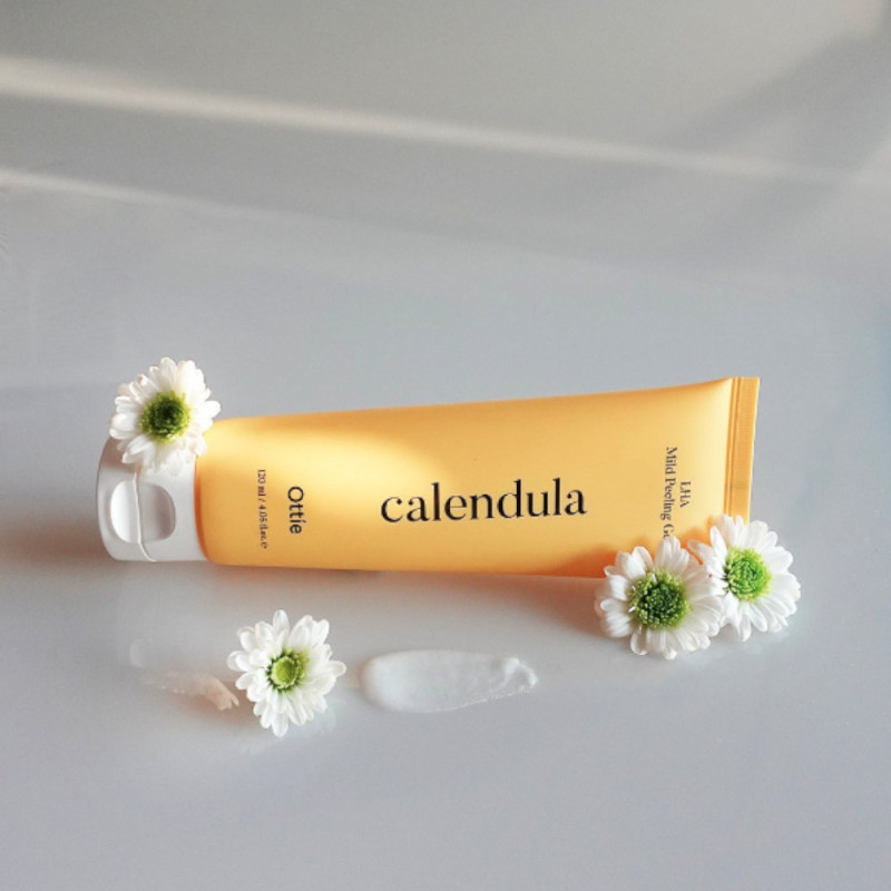 OTTIE Calendula LHA Mild Peeling Gel - peelingový gél s nechtíkom, 120 ml 1