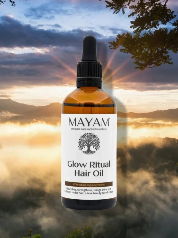 Glow Ritual vlasový olej 100 ml – prírodný olej na suché a poškodené vlasy 1
