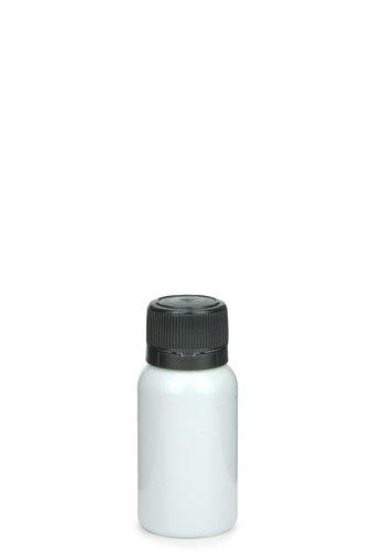 PET fľaša Líra mini 15 ml biela vr. Skrutkovací uzáver 18 mm