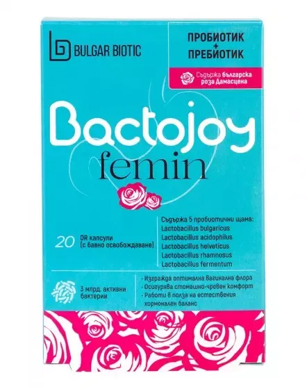 Prebiotický + probiotický komplex pre ženy Bactojoy Femine, 20 ks