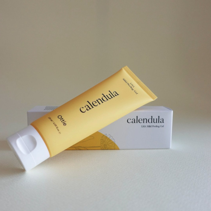 OTTIE Calendula LHA Mild Peeling Gel - peelingový gél s nechtíkom, 120 ml 4