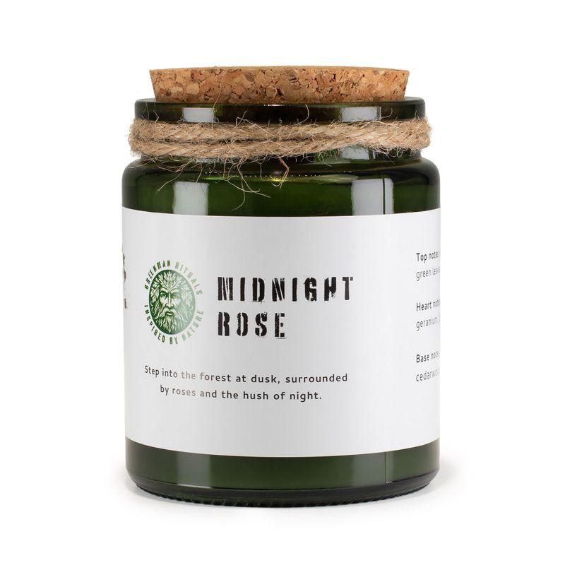 🌹 Sójová sviečka Polnočná ruža – Midnight Rose Woodwick 80 g