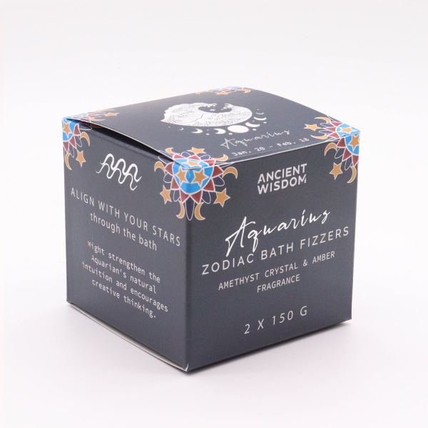 Kúpeľová bomba Vodnár – horoskop & darček