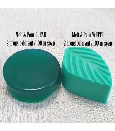 Zelená farba na výrobu mydla
