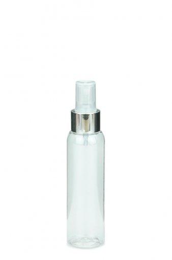 R-PET fľaša AIDA 100 ml luxusná s rozprašovačom Fine mist 24/410, dĺžka tuby 130 mm