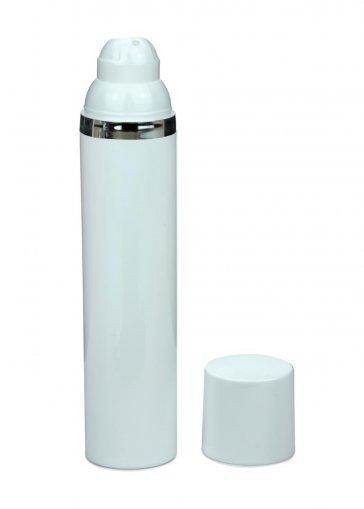 Bezvzduchový dávkovač Mezzo 100 ml biely/strieborný