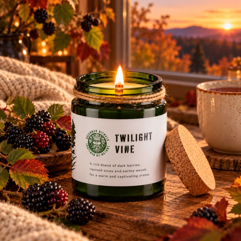 🌿 Sójová sviečka Súmraková liana – Twilight Vine Woodwick 160 g 1