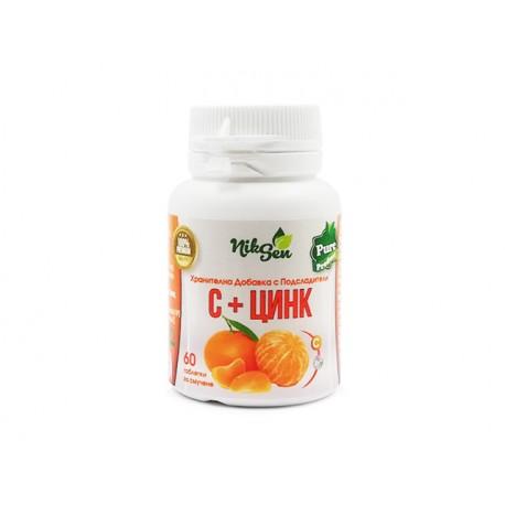 Vitamín C a zinok, Niksen, 60 tabliet
