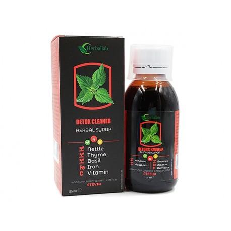 Detox Cleaner - bylinný sirup, Herballab, 125 ml