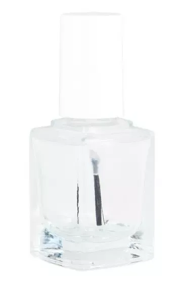 Prázdna sklenená fľaštička na lak na nechty, 1 ks