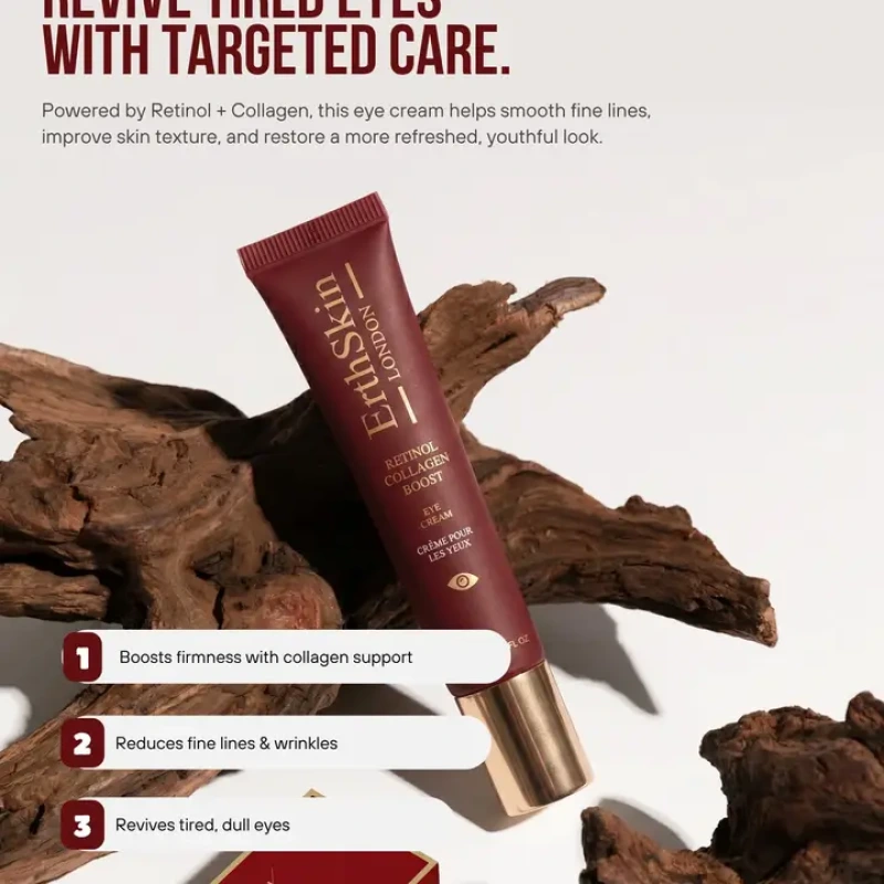 Retinol Collagen Boost Eye Cream 20 ml | Očný krém s retinolom proti vráskam ErthSkin 5