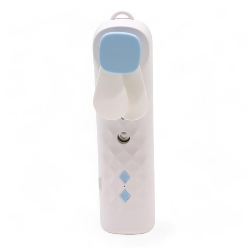 Biely Tvárový Ventilátor Nano-Hmla/ Sprej - USB Nabíjateľný