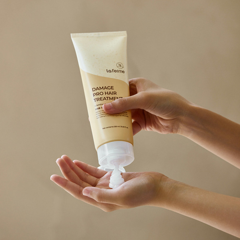 LA FERME DAMAGE PRO Hair Treatment -na poškodené vlasy, 250 ml 2
