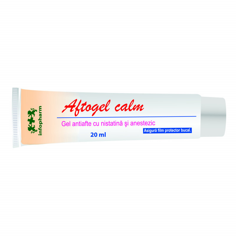 Aftogel Calm s nystatínom a anestetikom (15 ml)