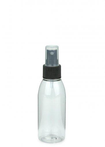 PET fľaša RIGOLETTO 100 ml číra s rozprašovačom 24/410